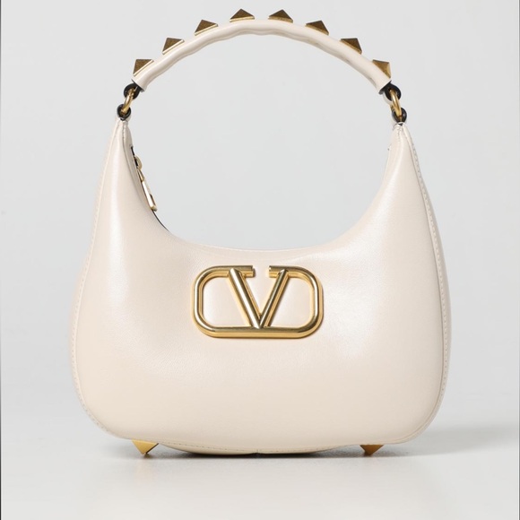 Valentino Handbags - Valentino Cream Leather Women's Bag